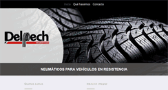 Desktop Screenshot of delpechneumaticos.com