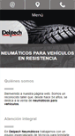 Mobile Screenshot of delpechneumaticos.com