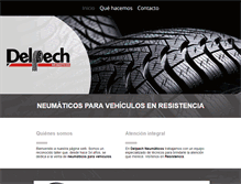 Tablet Screenshot of delpechneumaticos.com